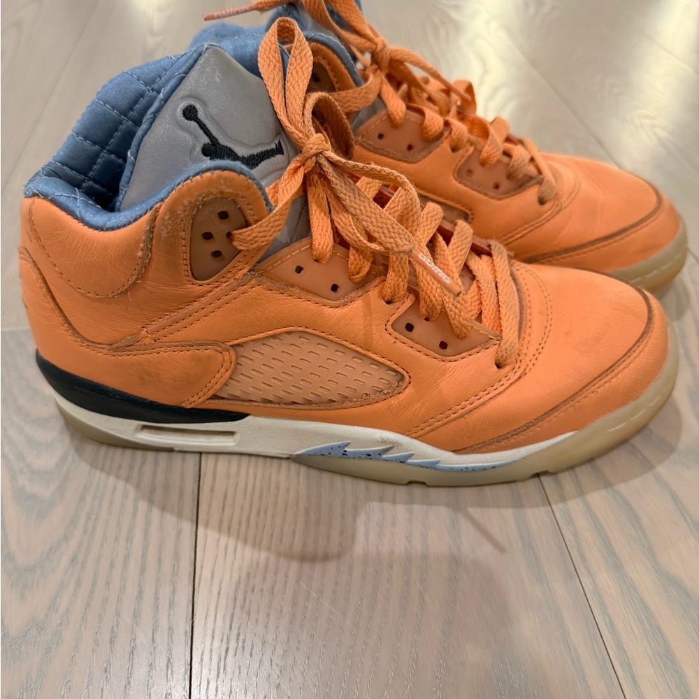 Nike Air Jordan 5 Retro SP DJ Khaled Crimson Bliss/Leche Blue-Sail Kids Size 4.5
